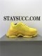 PARIS TRIPLE S CLEAR SOLE TRAINER ALL YELLOW READY TO SHIP