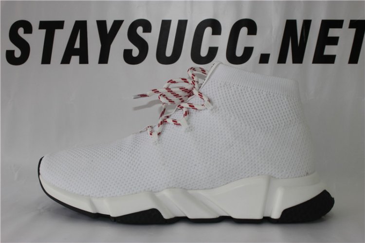GOD SPEED TRAINERS STRETCH TEXTURED KNIT WHITE RETAIL VERSION READY TO SHIP - Click Image to Close