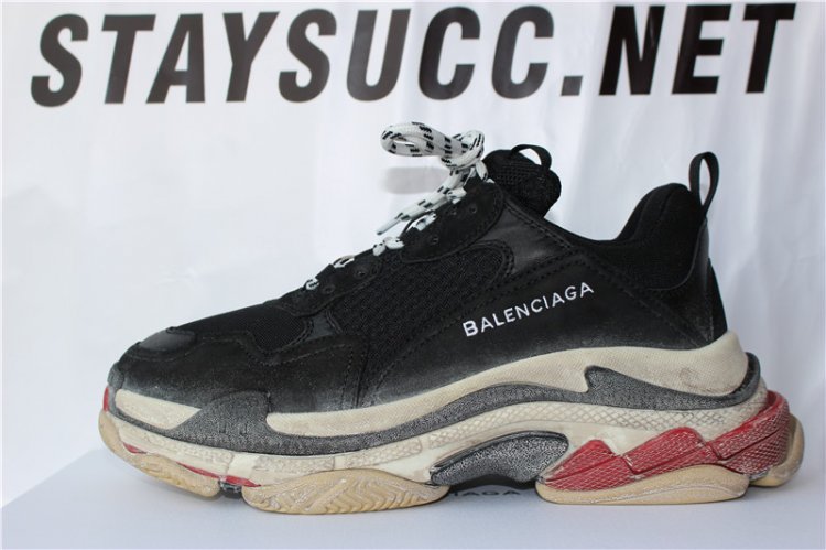 GOD BALENCIAGA TRIPLE S TRAINER BRED - Click Image to Close
